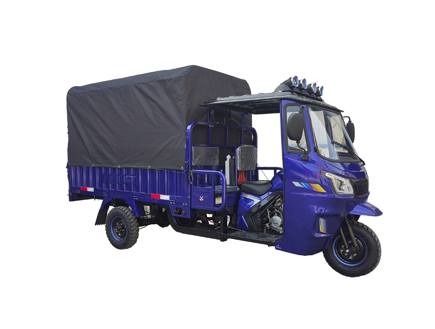 Gasoline three-wheel motorcycle